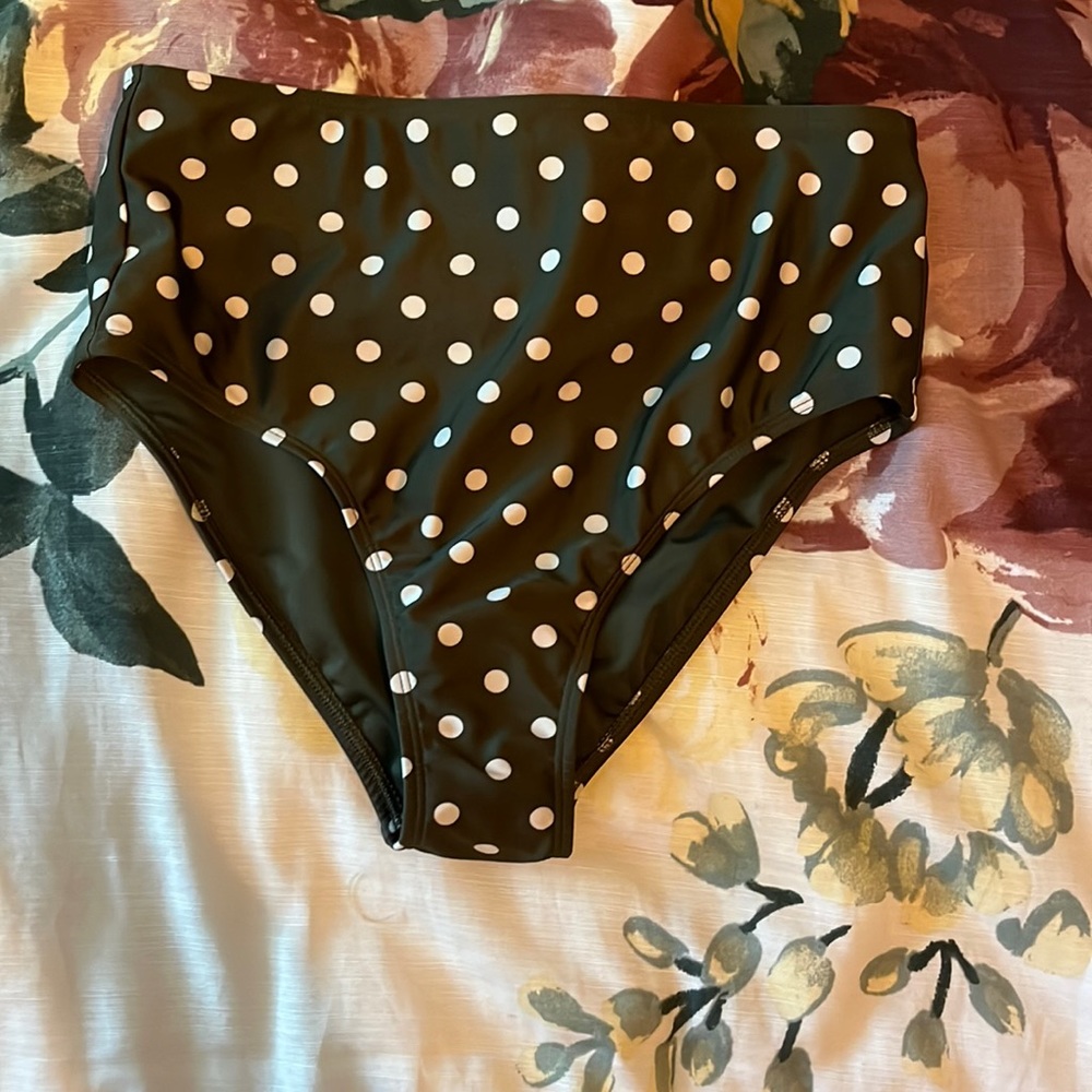 AERO high waisted polka dot swim suit bottoms